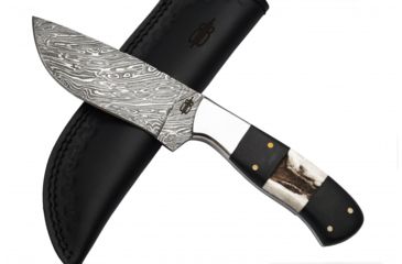Image of BucknBear Cowboy Hunter Fixed Knife, Silver Blade, NSN N BNB15246