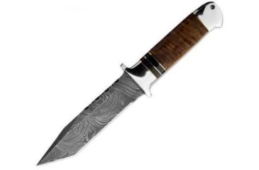 Image of BucknBear Tanto Fighter Fixed Knife, Silver Blade, NSN N BNB48830