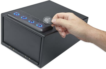 Image of Bulldog Cases &amp; Vaults BD4030L Magnum LED Quick Vault Access Code/Key Black Steel