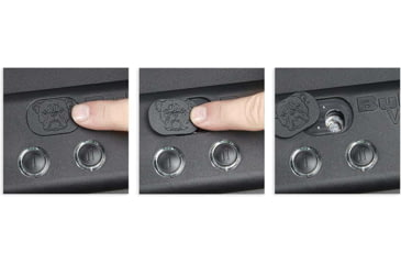 Image of Bulldog Cases &amp; Vaults BD4030L Magnum LED Quick Vault Access Code/Key Black Steel