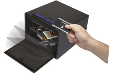 Image of Bulldog Cases &amp; Vaults BD4040L Magnum LED Quick Vault Access Code/Key Black Steel