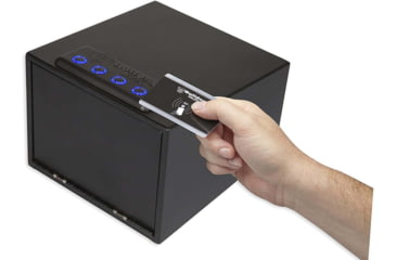 Image of Bulldog Cases &amp; Vaults BD4040L Magnum LED Quick Vault Access Code/Key Black Steel