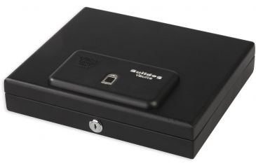 Image of Bulldog Cases &amp; Vaults 11.5in x 9.8in x 2.5in Magnum Biometric Top Load Pistol Vault, Black, BD4055B