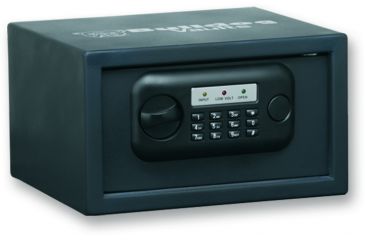 Image of Bulldog Cases &amp; Vaults 7x12x10 Standard Pistol Vault w/ Digital Lock- Black BD1050