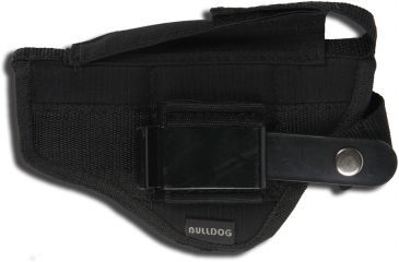 Image of Bulldog Cases &amp; Vaults Belt &amp; Clip Ambi Holster - Most Standard 2-5in Barrel Autos w/Laser/Light FSN-19