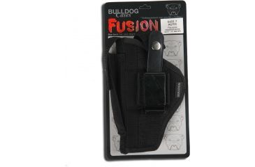 Image of Bulldog Cases Belt And Clip Ambi Holster w/ Color Header Card Packaging for Most Small Frame Revolvers w/ 2 - 2 1/2'' Barrels (S &amp; W J Frame) FSN-24