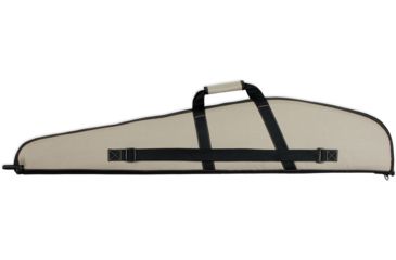 Image of Bulldog Cases &amp; Vaults Plus Rifle Case 48'' Taupe W/ Black 3 Pockets