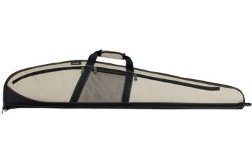 Image of Bulldog Cases &amp; Vaults Plus Rifle Case 48'' Taupe W/ Black 3 Pockets