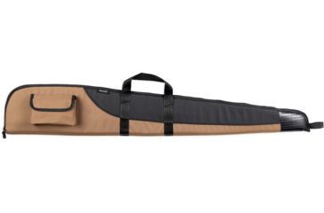 Image of Bulldog Cases &amp; Vaults Superior Shotgun Case 52'' Blk W/ Tan Acces Pocket