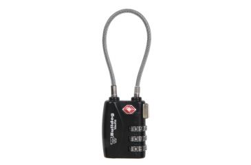 Image of Bulldog Cases &amp; Vaults Dial TSA Lock With Steel Cable