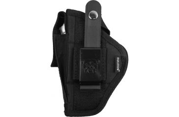 Image of Bulldog Cases &amp; Vaults Extreme Belt and Clip Ambidextrous Holster, Black - Compact Autos w/ 2.5 - 3.75 in bbl FSN-3
