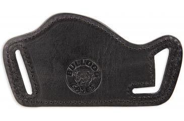 Image of Bulldog Cases &amp; Vaults Lay Flat Leather Belt Slide Holster,Large Frame Autos, Black, Right Hand LF-L