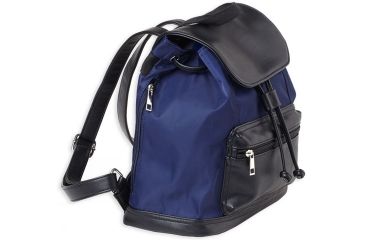 Image of Bulldog Cases &amp; Vaults Medium Back Pack W/Holster, Navy, BDP-065
