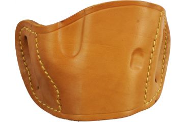 Image of Bulldog Cases &amp; Vaults Molded Leather Belt Slide Holster - Medium, Tan MLT-M