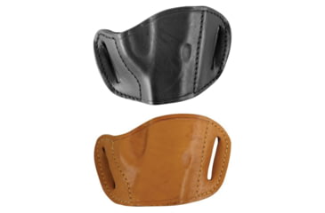 Image of Bulldog Cases Molded Leather Belt Slide Holster - Small and Mini Autos, Black, Tan