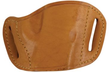 Image of Bulldog Cases &amp; Vaults Molded Leather Belt Slide Holster - Small, Tan MLT-S