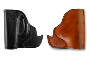 Image of Bulldog Cases Molded Leather Inside-the-Pocket Holster - Small and Mini Autos, Black, Tan