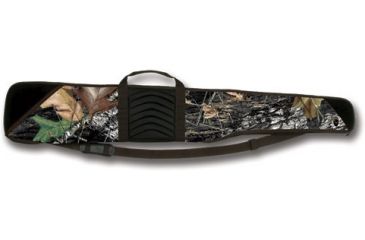 Image of Bulldog Cases &amp; Vaults Pinnacle 52in. Shotgun Case - RealTree Camo with Brown Trim &amp; Black Leather BD255