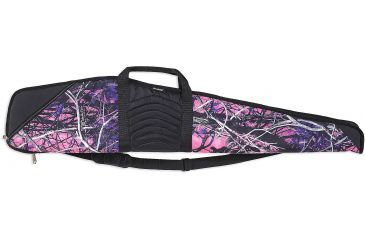 Image of Bulldog Cases &amp; Vaults Muddy Girl Camo with Black Trim and Black Leather, Pinnacle-Rifle, 48x9in - Fits 46in Guns BD206MDG