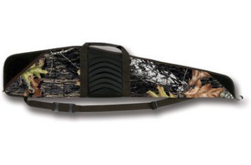 Image of Bulldog Cases &amp; Vaults Pinnacle 44in Rifle Case -RealTree Camo with Brown Trim &amp; Black Leather - 44in BD205-44