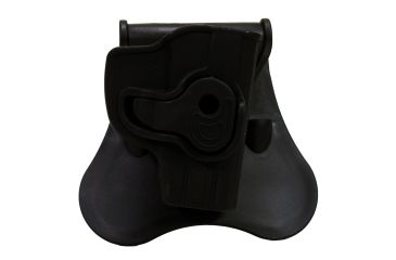 Image of Bulldog Cases &amp; Vaults Rapid Release Polymer Holster W/Paddle, Right Hand, Black, RR-LCP