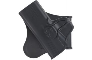 Image of Bulldog Cases &amp; Vaults Rapid Release Polymer Holster, w/paddle - Right Hand, Black, RR-HP