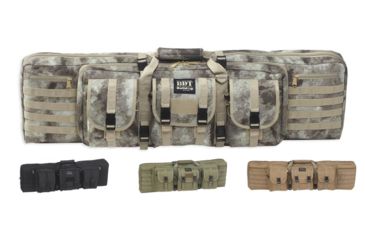 Image of Bulldog Cases Single Tactical Rifle Case, AU Camo, Black, Green, Tan
