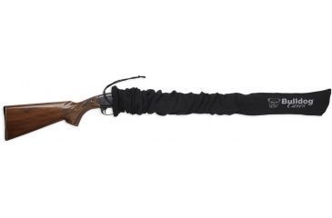 Image of Bulldog Cases &amp; Vaults Standard Scoped Rifle &amp; Shotgun Sock 52in x 4in, Black, BD156