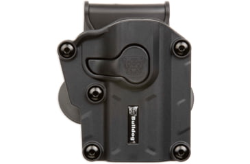Image of Bulldog Cases &amp; Vaults Max Multi-Fit Polymer Holster w/ Paddle, Left Hand, Black, MX-001L