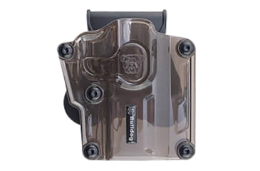 Image of Bulldog Cases &amp; Vaults Max OWB Paddle Holster, Multi Fit, Polymer, Transparent Smoke, MX003