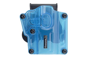 Image of Bulldog Cases &amp; Vaults Max OWB Paddle Holster, Multi Fit, Polymer, Transparent Blue, MX005