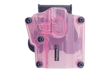 Image of Bulldog Cases &amp; Vaults Max OWB Paddle Holster, Multi Fit, Polymer, Transparent Pink, MX006