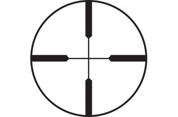Image of Burris Scout 2.75x20 mm Rifle Scope, 1 in Tube, Second Focal Plane, Black, Matte, Non-Illuminated Heavy Plex Reticle, MOA Adjustment, 200269