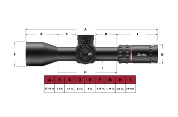 Image of Burris XTR PS 3.3-18x50 34mm Tube Riflescope, Front Focal Plane, Black, 201220