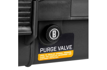 Image of Bushnell 38in Waterproof Roller Hard Rifle Case w/ Foam, Black, Small, BN00013