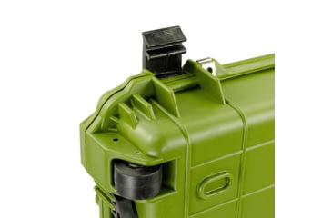 Image of Bushnell 38in Waterproof Roller Hard Rifle Case w/ Foam, Green, Small, BN00013-GRN