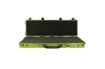 Image of Bushnell 44in Waterproof Roller Hard Rifle Case w/ Foam, Green, Standard, BN00008-GRN