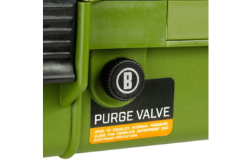 Image of Bushnell 44in Waterproof Roller Hard Rifle Case w/ Foam, Green, Standard, BN00008-GRN