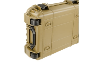 Image of Bushnell Standard 44in Waterproof Roller Hard Rifle Case w/Foam, Tan, BN00008-TAN