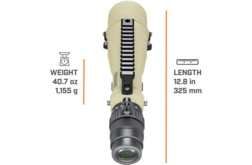 Image of Bushnell 8-40x60 LMSS2 T4 Spotting Scope, Rail, Flat Dark Earth, ET884060T
