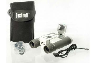 Image of Bushnell 8x30 Digital Binoculars 118325 Contents