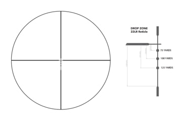 Image of Bushnell Banner R3 3-9x 40mm Rimfire Rifle Scope, 1in Tube DZ22 Reticle, EXO