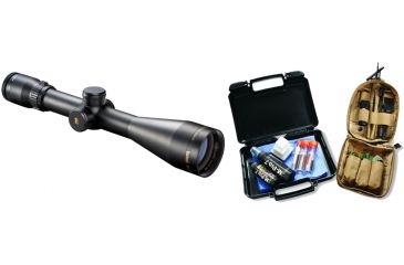 Image of Bushnell Elite 6500 4.5-30x50 Waterproof 30mm Rifle Scope, Mate Black, Mil-Dot Reticle and M Pro 7 Garrison Cleaning Kit 070-1507