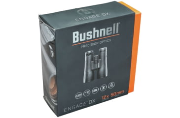 Image of Bushnell Engage DX 12x50mm Roof Prism Binoculars, WP/FP, EXO, DiElectric, Box 5L, BENDX1250