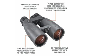 Image of Bushnell Match Pro ED 15x56mm Abbe-Koenig Prism Binoculars, Black, small, BMP1556G