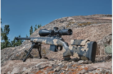 Image of Bushnell Match Pro ED 5-30x56mm Rifle Scope, 34mm Tube, First Focal Plane, MRAD, DM2 Reticle, Black, small, MP53056DMI
