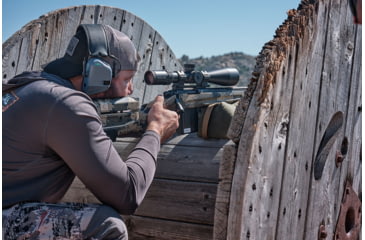 Image of Bushnell Match Pro ED 5-30x56mm Rifle Scope, 34mm Tube, First Focal Plane, MRAD, DM2 Reticle, Black, small, MP53056DMI