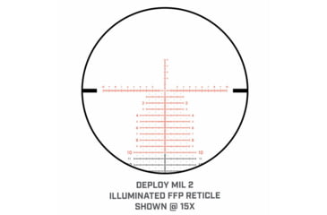 Image of Bushnell Match Pro ED 5-30x56mm Rifle Scope, 34mm Tube, First Focal Plane, MRAD, DM2 Reticle, Black, small, MP53056DMI
