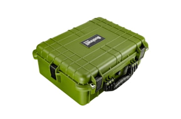 Image of Bushnell Medium 20in Waterproof Gear/Gun Hard Case w/ Foam, Green, Large, BN00002-GRN