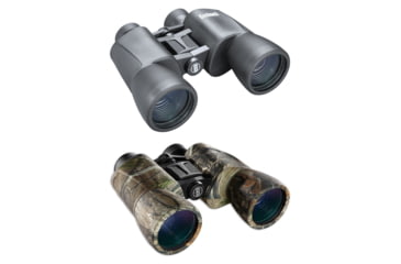 Image of Bushnell PowerView WA 10x50 Porro Prism Binoculars, Black, Real Tree AP
